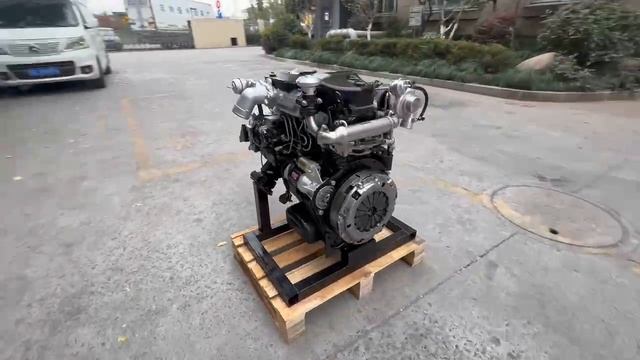 Сборка дизельного двигателя Isuzu 4JH1