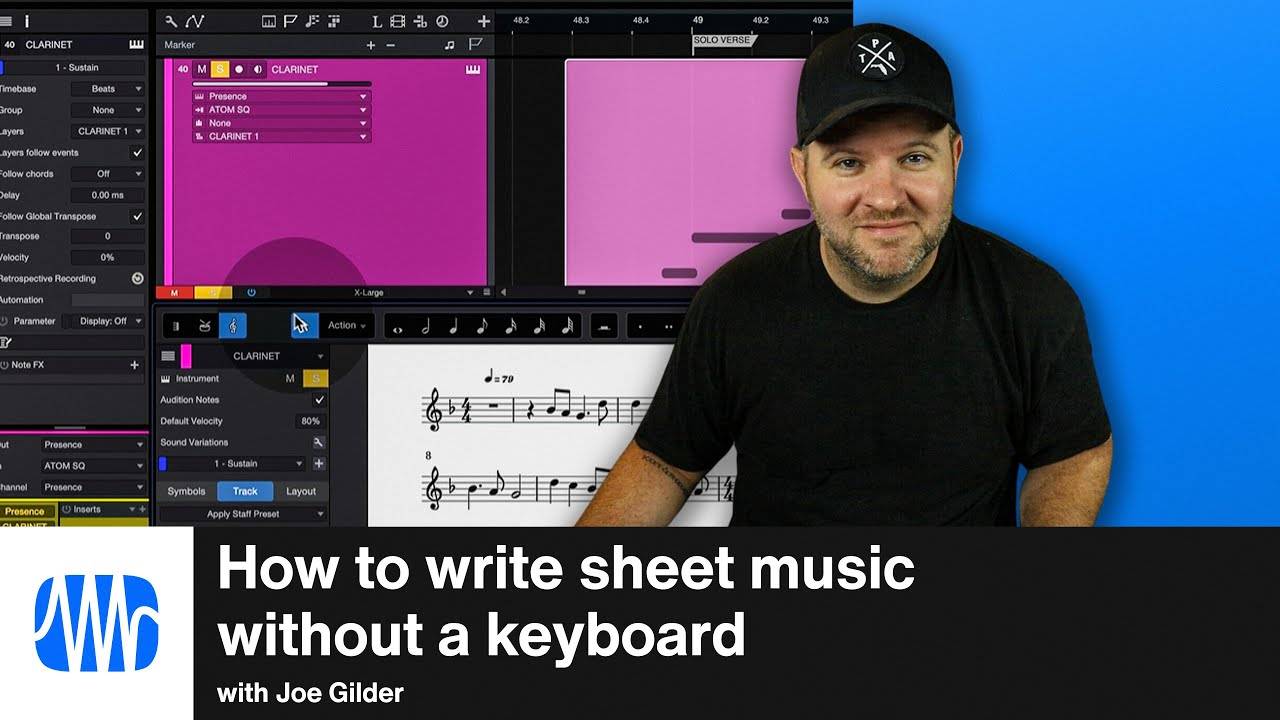 Studio One Pro 7: How to Write Sheet Music without Keyboard