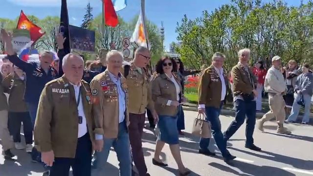 ПЕрвомай со студенческими отрядами.