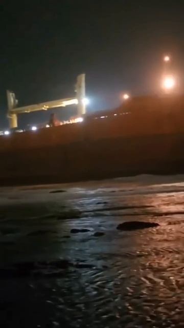 Китайское судно «Анг Янг-2» село на мель у Сахалина, получив пробоину. На борту 56 тонн дизтоплива