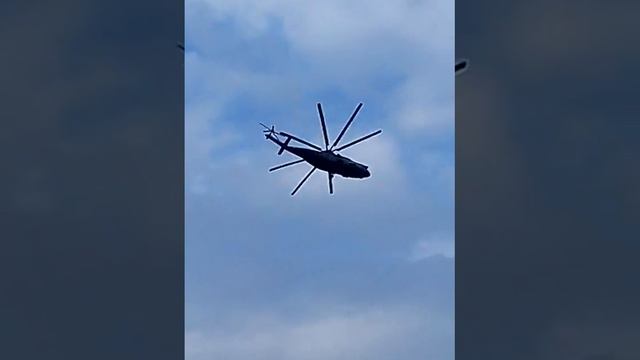 Вертолёт Ми-25 ТКМ.Аэрошоу.