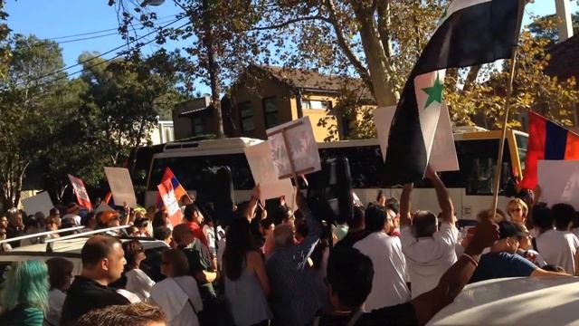Armenian Demonstration in Front of the Turkish embassy