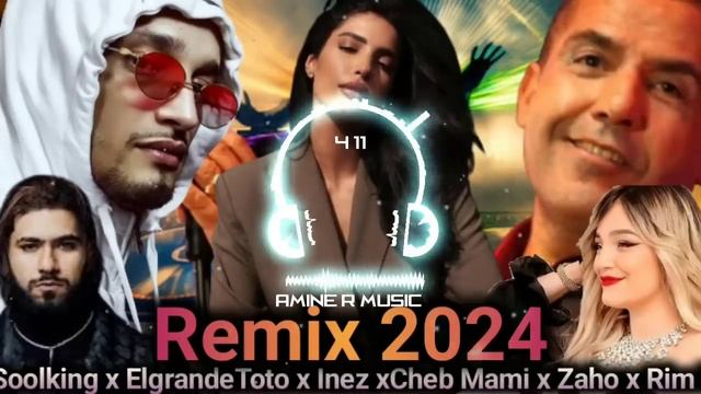 Cheb Mami x Soolking x Zaho x ElGrandeToto x Inez - Mennek wla Menni l Rap Rai Remix 2024