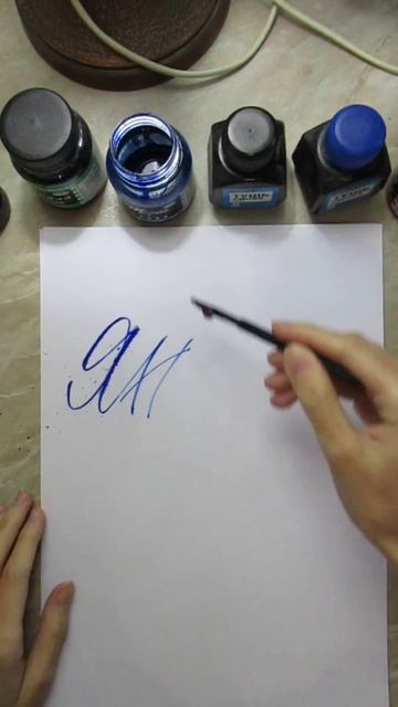 Каллиграфия рейсфедером - Январь #каллиграфия#calligraphy #calligraphy#foldedpen#colapen#rulingpen