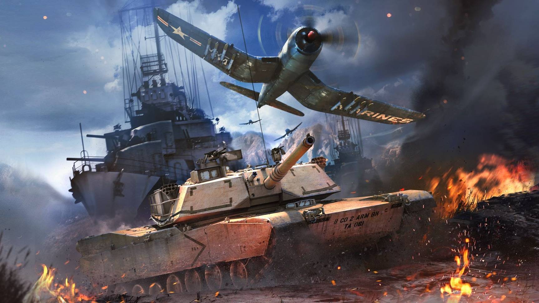Ночной врыв в War Thunder