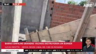 🔴 Así quedó el búnker del Narco destruido por los vecinos en Rosario | Móvil de AIRE 🔴