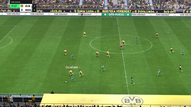 FC 24 BORUSSIA DORTMUND REALISTIC CAREER MODE EP 9 | EPIC DFB-POKAL SEMI FINAL |