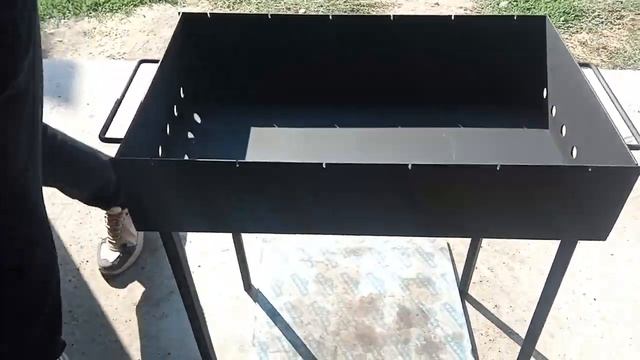 Обзор мангала 60см.