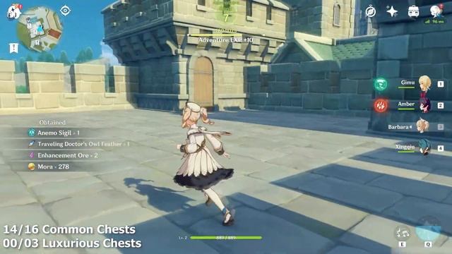 All Chests Location Inside Mondstadt Knight of Favonius | Genshin Impact
