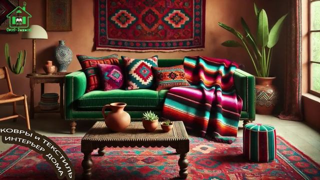 Ковры и текстиль в современном интерьере 🛋️ (30)