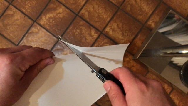 Cima Swordfish stiletto (impression & paper cut)