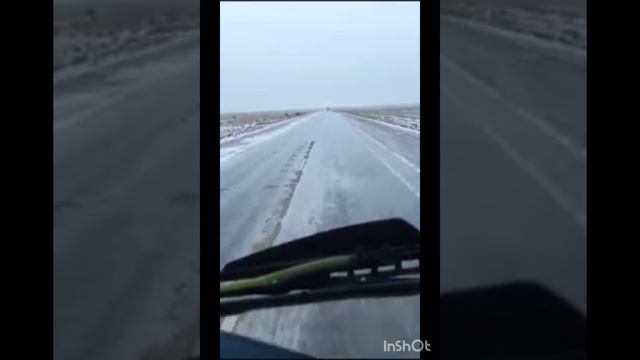 очень скользко в Мангистауской области