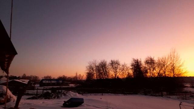 красивый закат