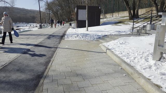 Зимний Комсомольский пруд Стпврополя (09.02.2025)