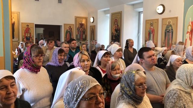 Престольный праздник в Храме Ксении Перегбургской и архиерейская литургия
