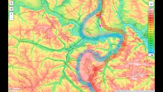 Краматорское направление на 9 февраля