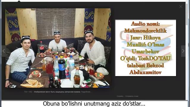 #Hikoya O'lmas Umarbekov - Mehmodorchilik