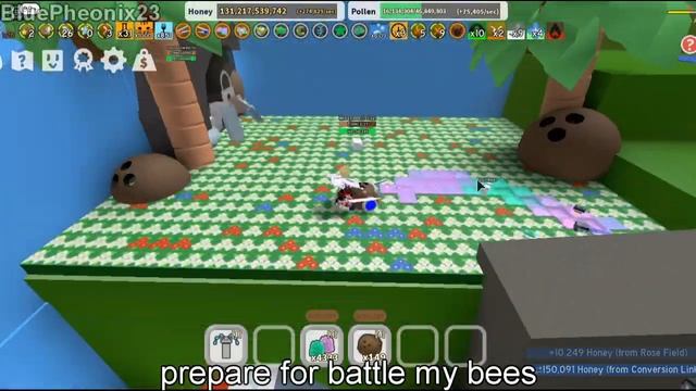 Windy Crab... Tornado + Coconut = ???| Bee Swarm Simulator