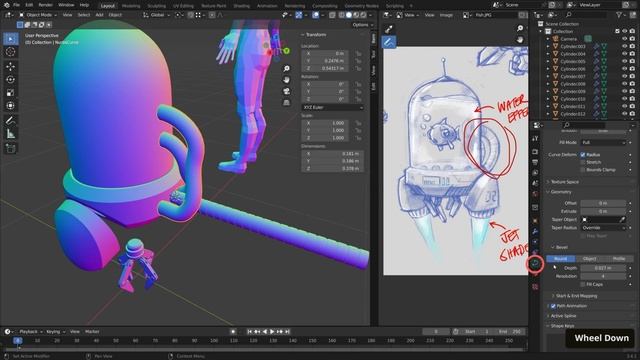 8.06 - Using Array and Curves for Pipes