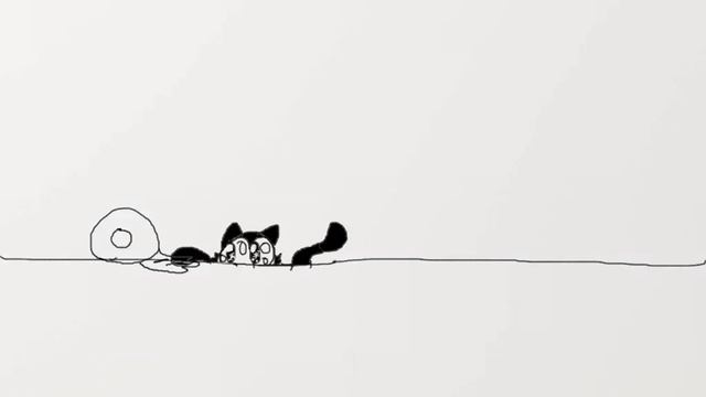 Felix the cat vs tape test animation