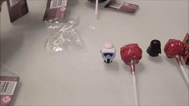 Chupa Chups with Star Wars pencil tops Suprises inside.