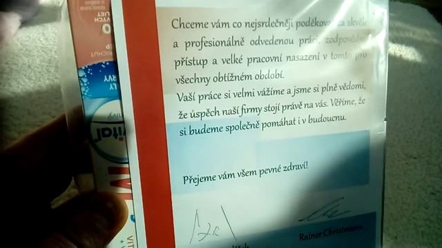 Витаминный подгон от руководства фирмы.