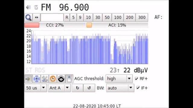 DXFM SRO Rádio Regina(Banská Bystrica)@Poprad SVK in Craiova RO