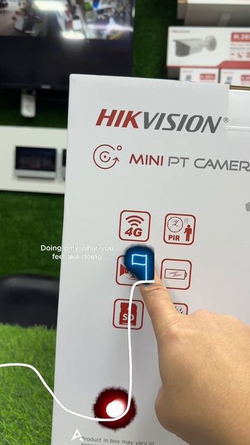 Hikvision quyosh panelida ishlovchi PTZ kamerasi DS-2DE2C400IWG-K/4G/C05S10 #hikvision #cctv #ptz