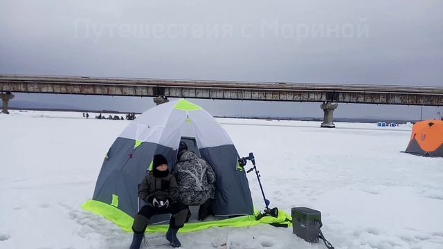 Рыбалка на Найбе / ловим навагу / 9 февраля 2025 года