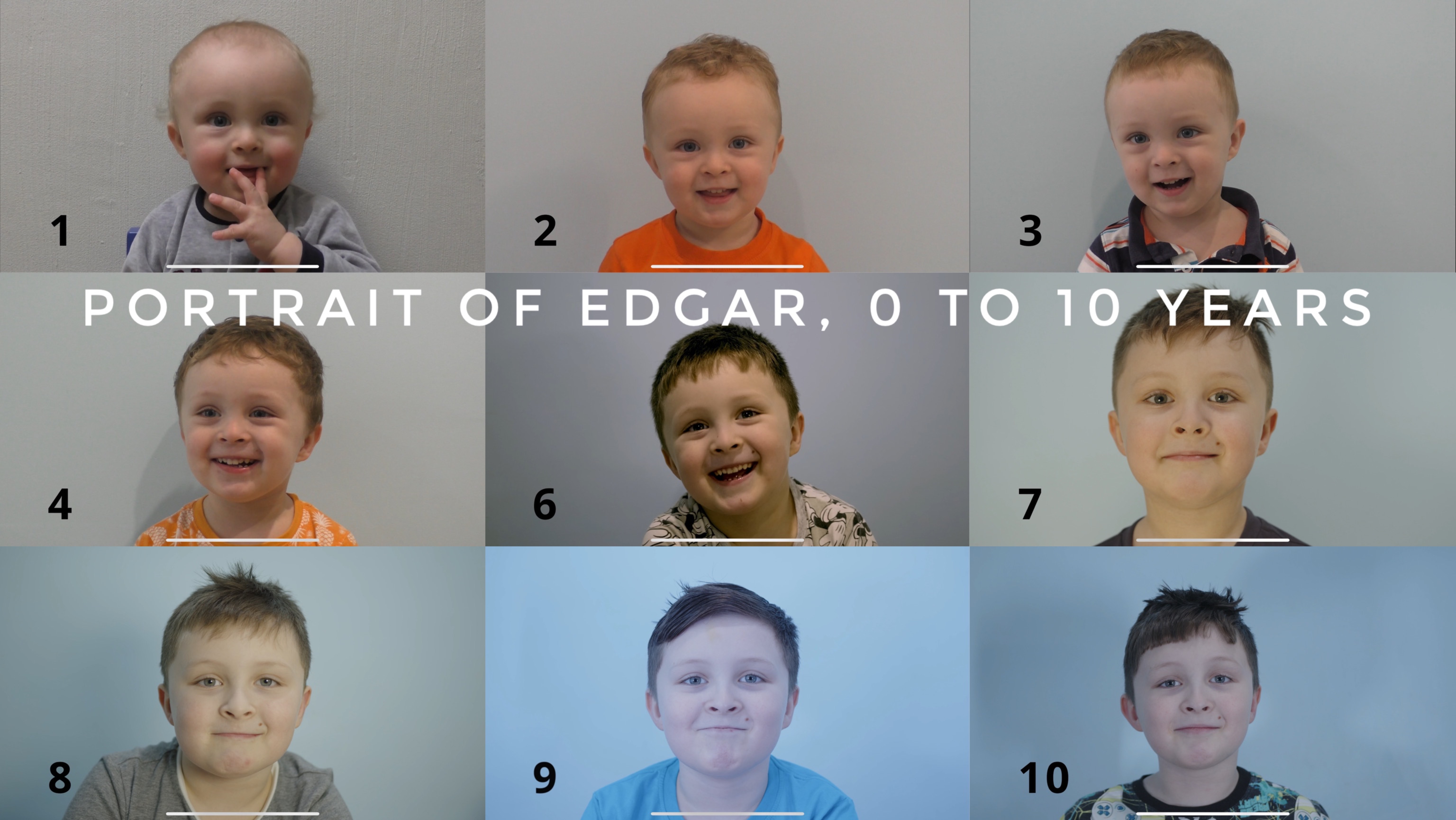 Portrait of Edgar, 0 to 10 years