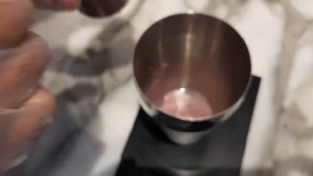 Ice lavender coffee