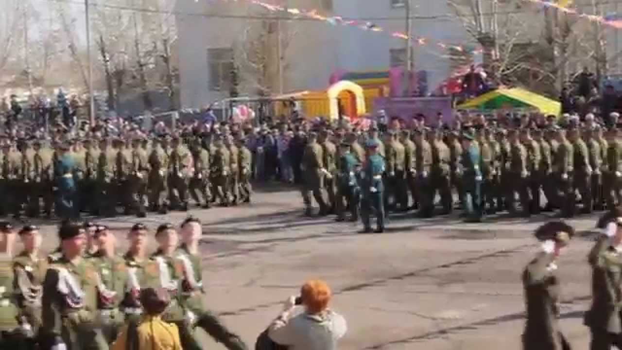 Борзя, 9 мая 2014 г. Парад в честь Дня Победы