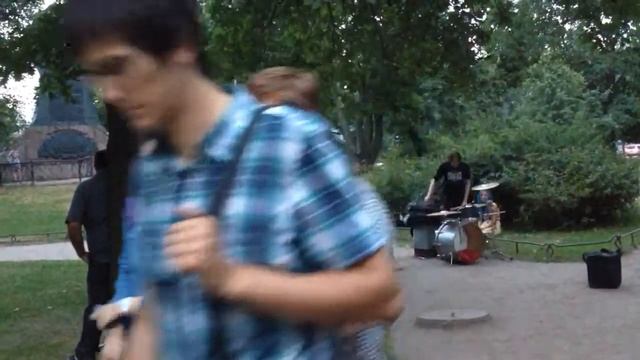 Музыкант в Александровском парке