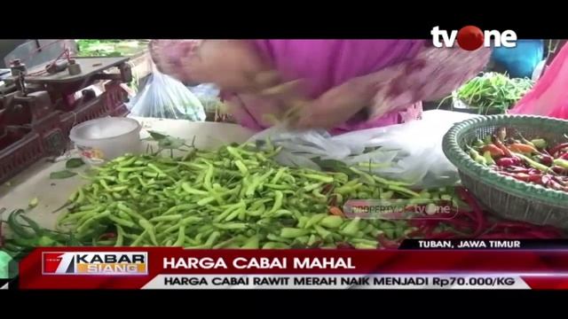 Harga Cabe Rawit Merah di Tuban Mengalami Kenaikan | Kabar Siang tvOne