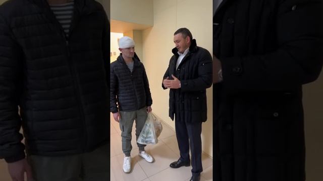 Участника СВО Владлена мы привезли в больницу. Спасибо всем, кто принимал участие в истории