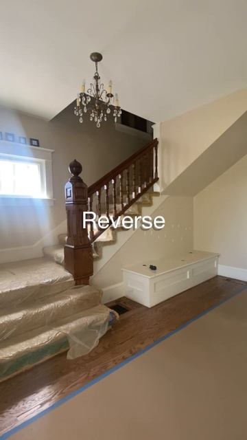 500 pound cast iron tub! UPSTAIRS???? #tipoftheday #construction #build #stairs #moving #straps