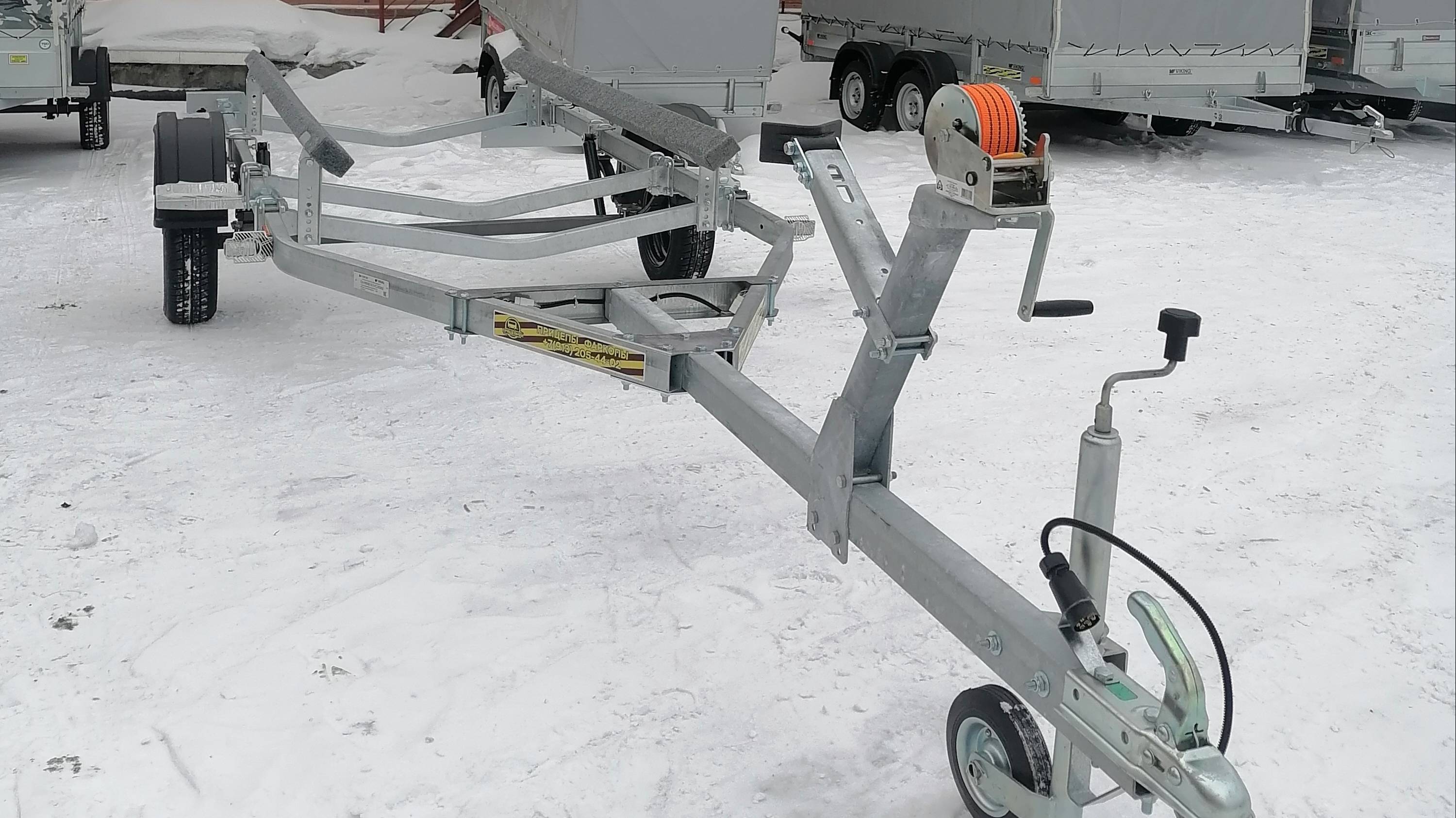 Обзор на лодочный прицеп Викинг 1555