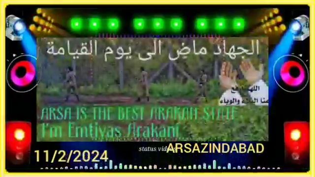rohingya salvation army 🚨 Tarana today ❤️ 11/2/2024💯✅ Rohingya 🤲9tv.