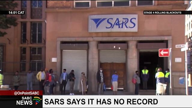 SARS says it has no record of Mustafa's large sum of foreign currency he brought into South Africa