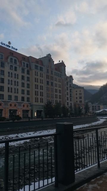Рассвет на Роза Хутор