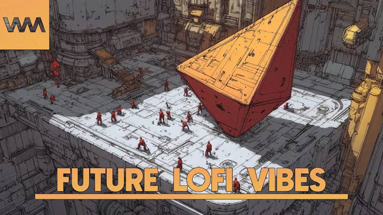 [4K] Future Sci Fi Vibes // Chill Space Lo-Fi Beats // Ft. Moebius Art