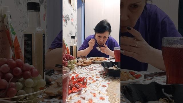 Мукбанг! Жареная картошечка👍