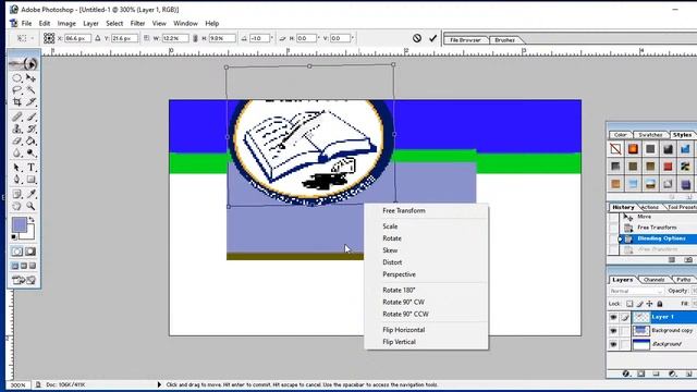 Technical. Kura Live Stream फोटोसप online Training [ Simple identity Card making]