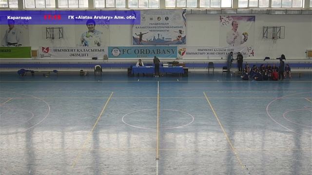 3-й тур ХХХ Чемпионата Республики Казахстан по гандболу среди женских команд. Высшая лига