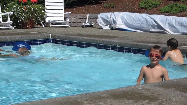 Lizzie at swim lessons-July 15, 2013
