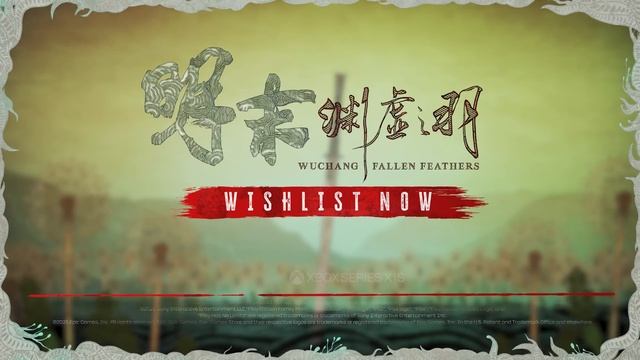 Wuchang: Fallen Feathers — дневник разработчиков Bilibili и трейлер истории