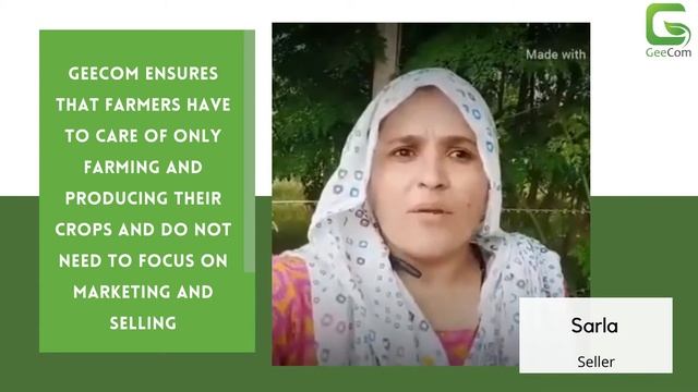 Seller Testimonial: Selling Moringa Powder across Different states through GeeCom India App