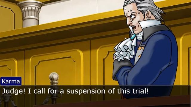 Manfred von Karma Cornered, But It's Made With Objection.lol