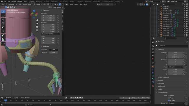 10.07 - Fixing Claw Arm with Geometry Nodes