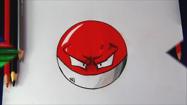 Как нарисовать ВОЛЬТОРБА (Pokemon GO)